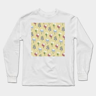 Liyue Flowers Print (Beige) Long Sleeve T-Shirt
